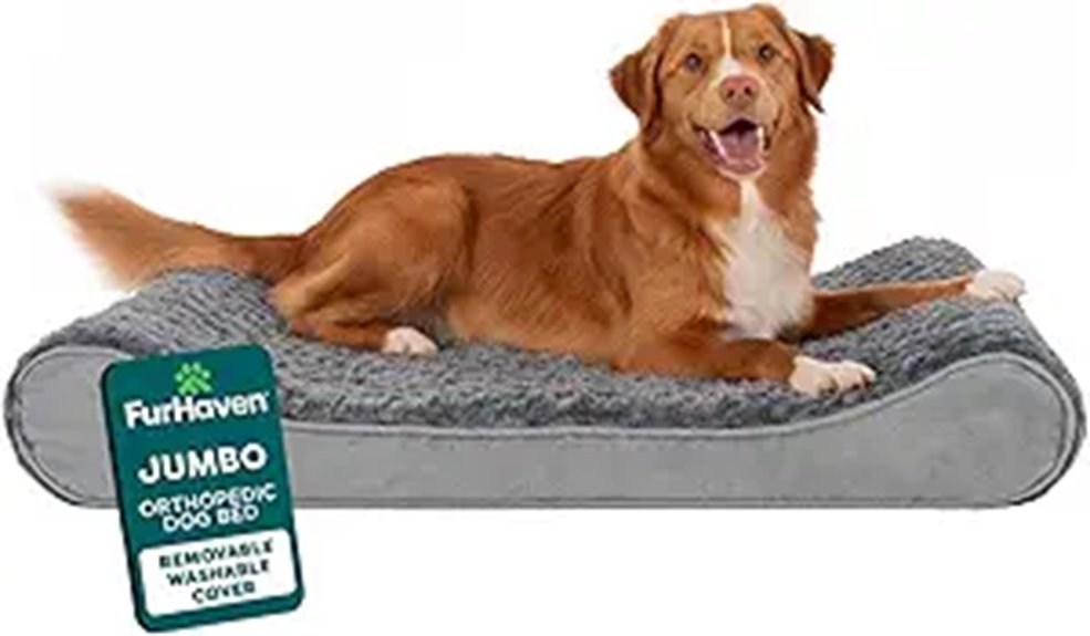FurHaven Orthopedic Dog Bed for Large Dogs