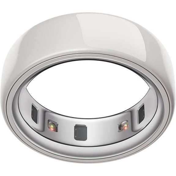 Oura Ring 4 Ceramic - Cloud - Size 8 - Size Before You Buy