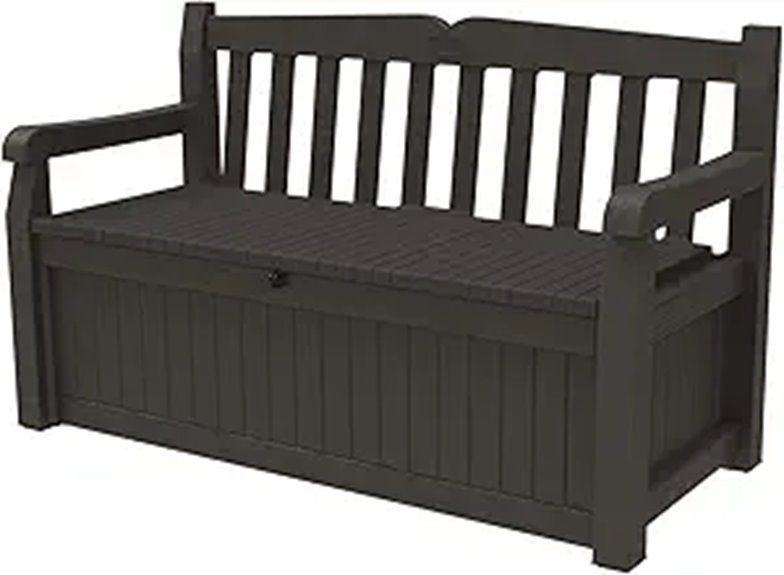 Keter Solana 70-Gallon Outdoor Storage Bench