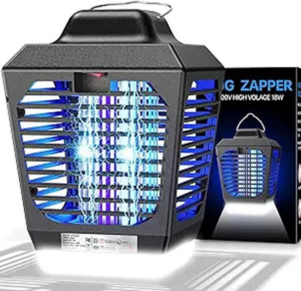 Outdoor Mosquito Zapper with LED Light