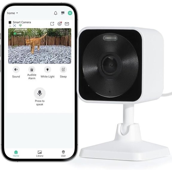 Outdoor Pet Camera with Night Vision and Two-Way Audio
