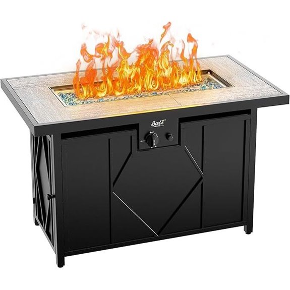 BALI OUTDOORS 42 Propane Fire Pit Table