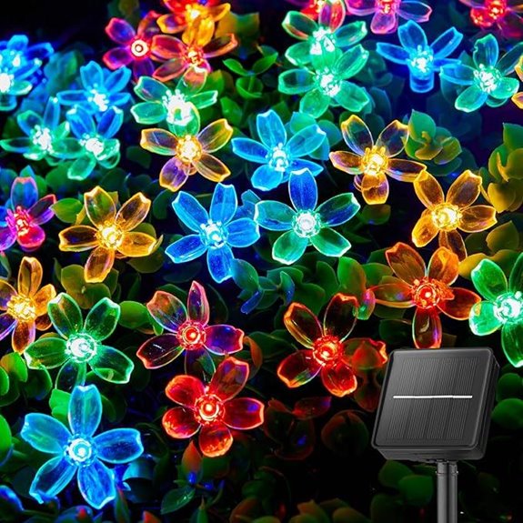 Brightown 60 LED Solar Fairy String Lights for Outdoors