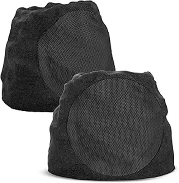 Wireless Waterproof Outdoor Bluetooth Rock Speakers (2 Pack)