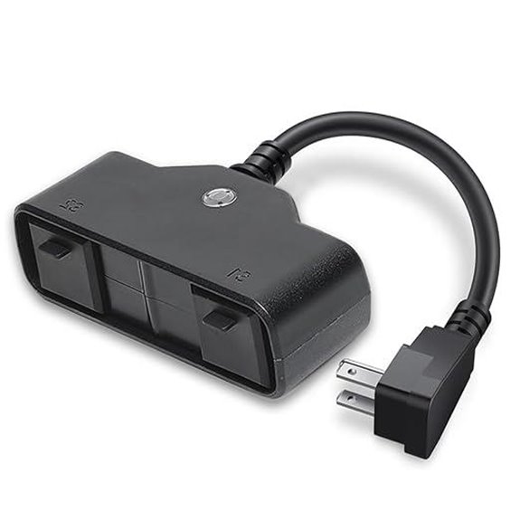 Outdoor WiFi Smart Plug with Voice & App Control