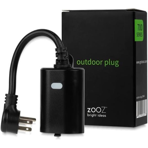Zooz 700 Series Z-Wave Plus Outdoor Single Plug
