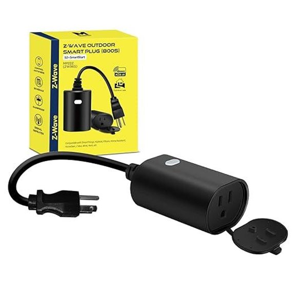 Minoston Z-Wave Outdoor Smart Plug with Repeater