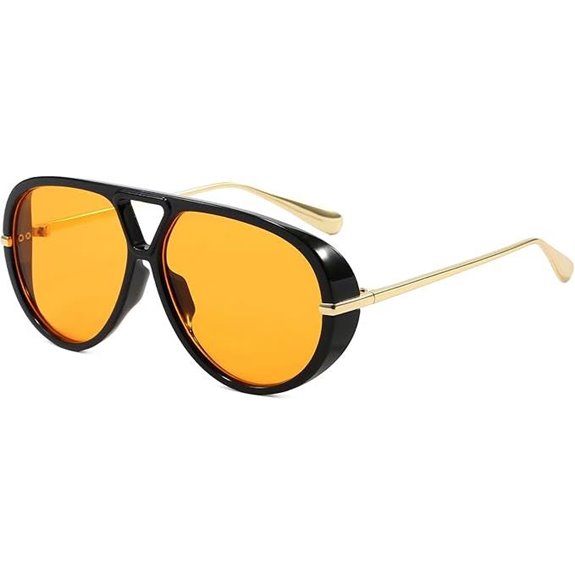 AIEYEZO Oversized Aviator Sunglasses for Women Men