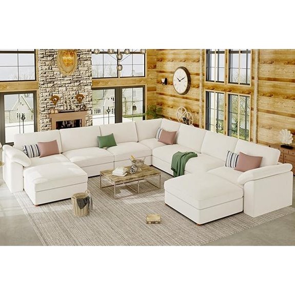 EASE MOOSE Oversized Modular Sectional Sofa Set