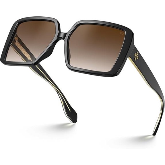 VISOONE Oversized Square Sunglasses for Women