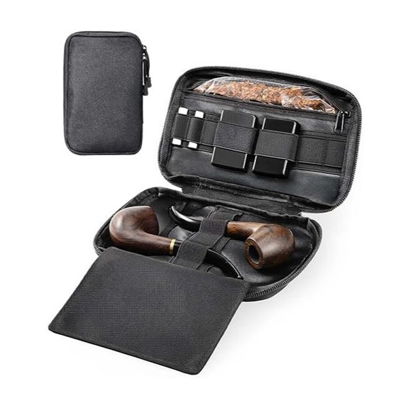 Tobacco Pouch for 2 Pipes Oxford Fabric Organizer