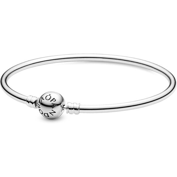 PANDORA Moments Charm Bangle Bracelet with PANDORA Clasp