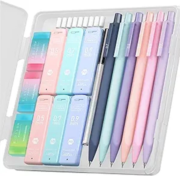 Four Candies Pastel Mechanical Pencil Set (6PCS)