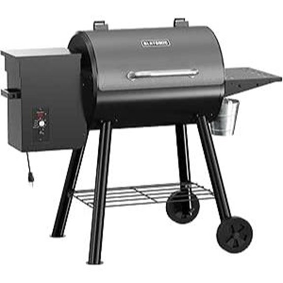 Wood Pellet Grill with 440 sq.in Cooking Area