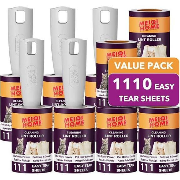 MEIQIHOME Pet Hair Lint Roller Set with Handles