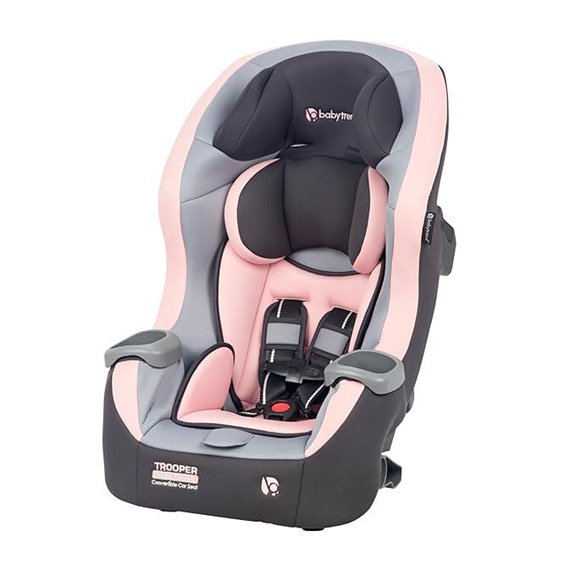 Baby Trend Trooper™ Slim 3-in-1 Convertible Car Seat Quartz Pink