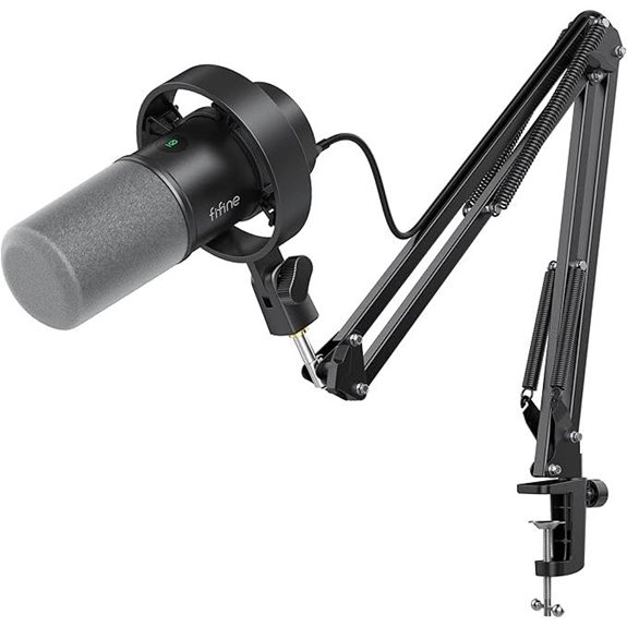 podcast microphone with boom