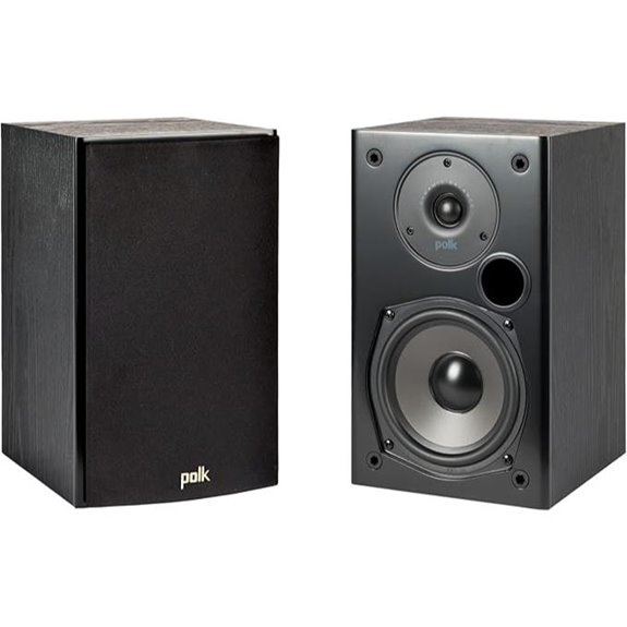 Polk Audio T15 Bookshelf Speakers - Deep Bass Pair