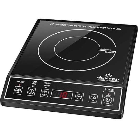 Duxtop 1800W Portable Induction Cooktop Black