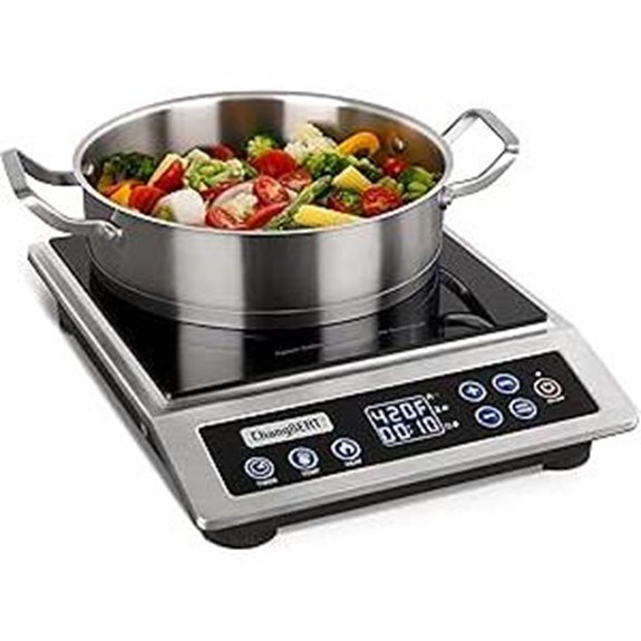 ChangBERT Portable Induction Cooktop 1800W NSF Certified