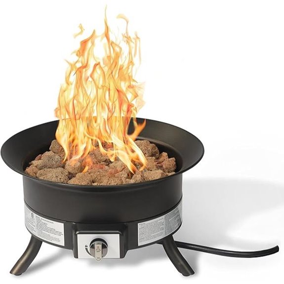 Amazon Basics Portable Propane Fire Pit (19-inch)