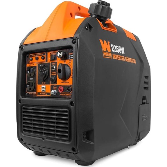 WEN 2350W Portable Inverter Generator with Fuel Shut Off