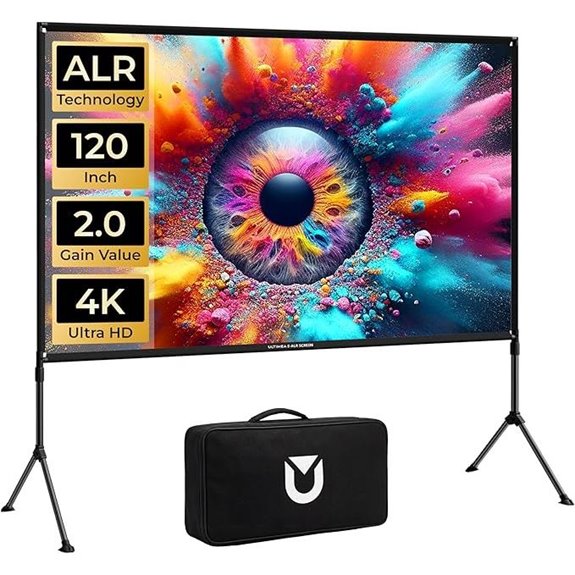 ULTIMEA 120 Portable ALR Projector Screen with Stand