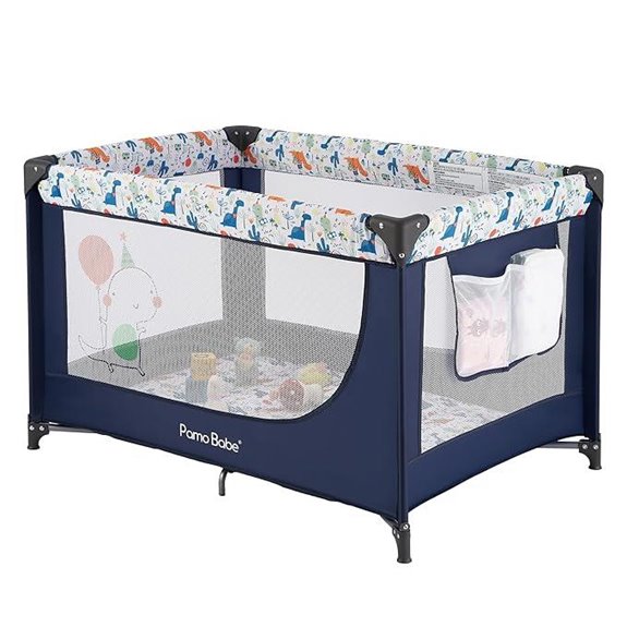 Pamo Babe Portable Baby Bassinet with Mattress