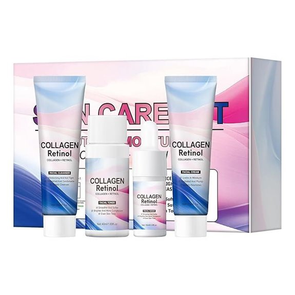 Travel Skincare Set with Collagen Retinol & Moisturizer