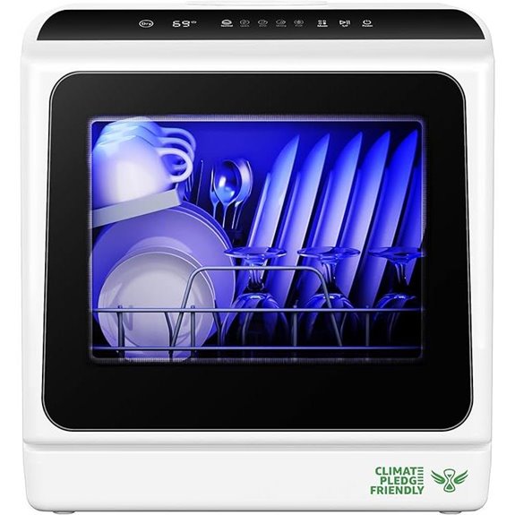EUHOMY Portable Countertop Dishwasher with 6 Modes