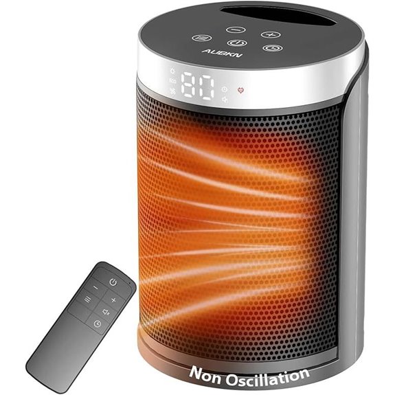 AUBKN Portable Electric Space Heater with Thermostat