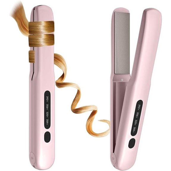 Cordless Travel Hair Straightener with Fast Heating