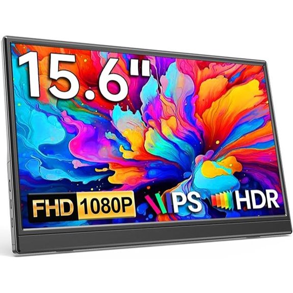 KQC 15.6 Portable FHD Monitor with HDMI/USB-C