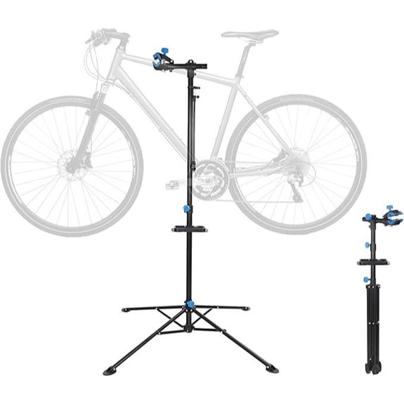 Adjustable Bike Repair Stand Portable and Foldable