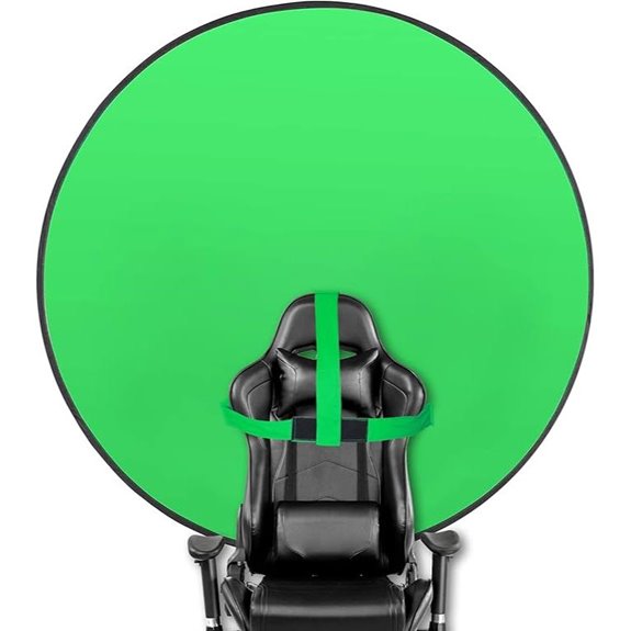 portable green screen chair