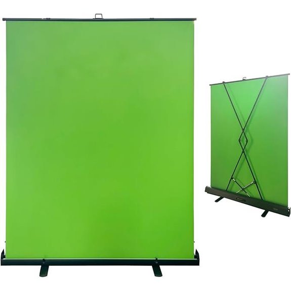 portable green screen setup
