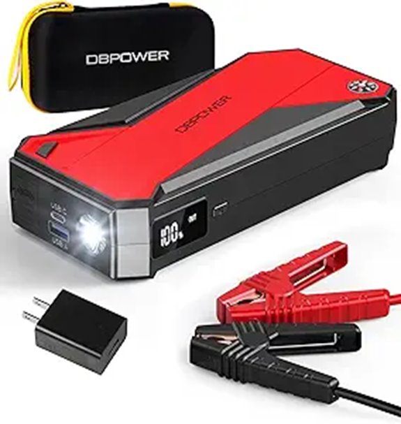 DBPOWER Peak 3000A Portable Car Jump Starter