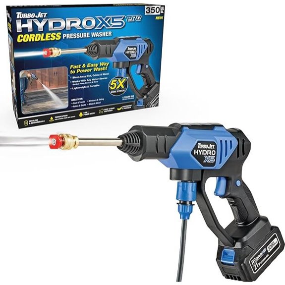 Ontel Turbo Jet HydroX5 Pro Portable Pressure Washer