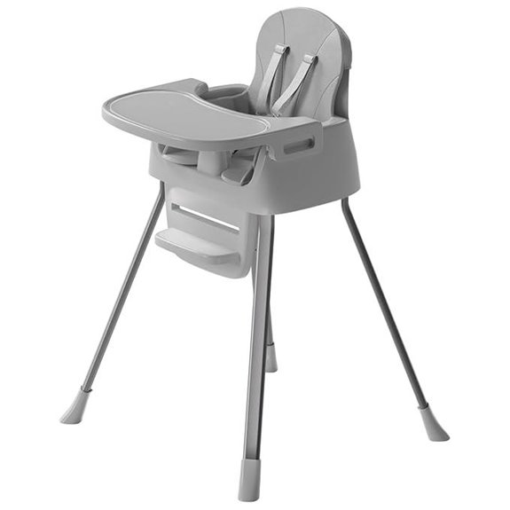 Portable Baby Highchair with 5-Point Harness