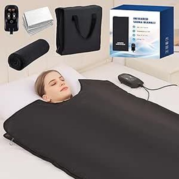 Portable Infrared Sauna Blanket for Detox and Relaxation