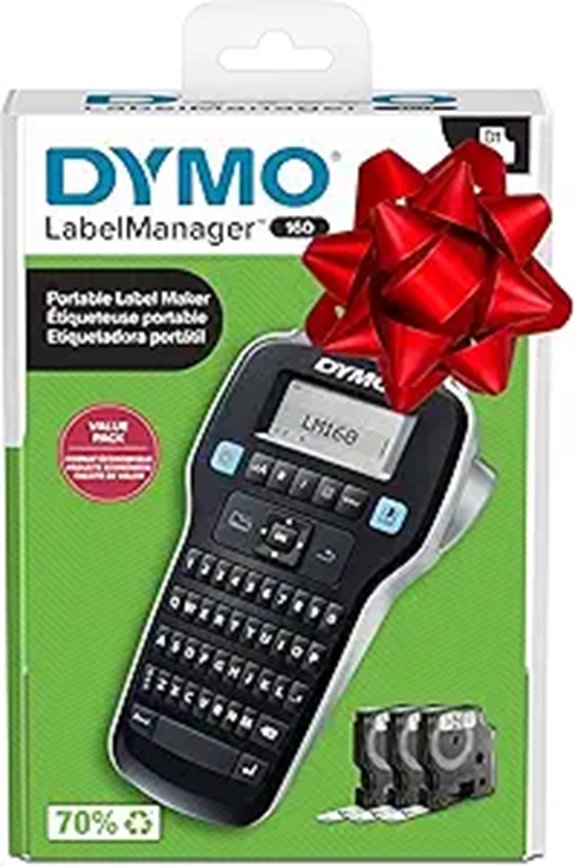 DYMO LabelManager 160 Portable Label Maker Bundle