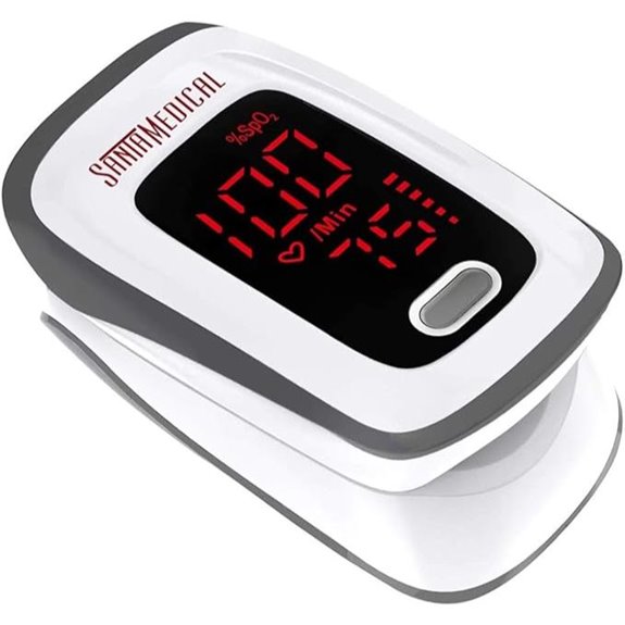Fingertip Pulse Oximeter with LED Display and Carry Case
