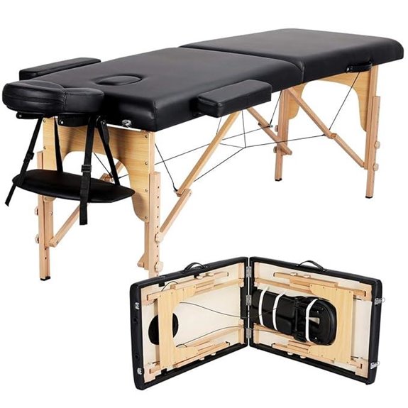 Yaheetech Portable Massage Table with Carry Bag