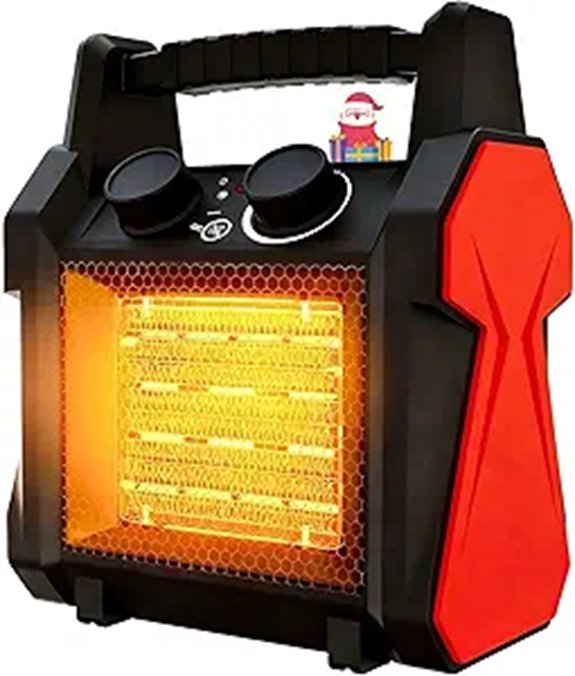 Portable 1500W Outdoor Patio Electric Heater