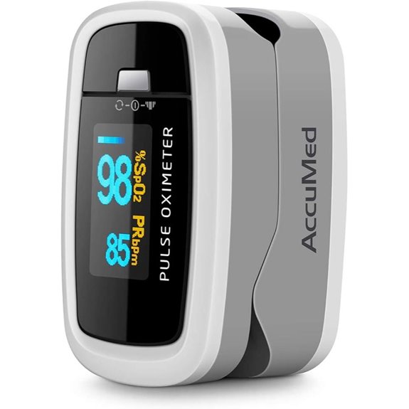 AccuMed CMS-50D1 Pulse Oximeter with Accessories