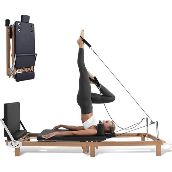 Foldable Pilates Reformer & Square Box Set