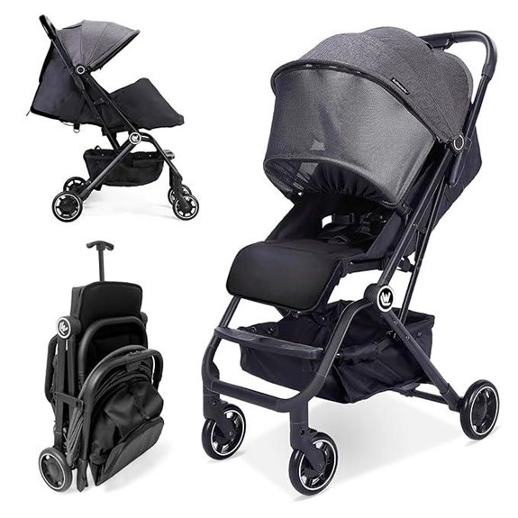 portable reclining baby stroller