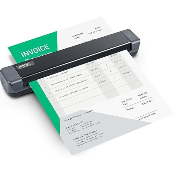 Plustek Mobile S410 Plus Portable Document Scanner