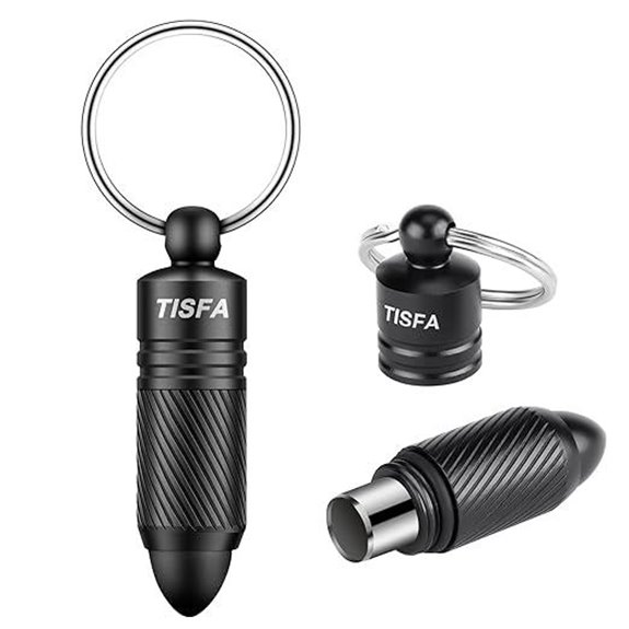TISFA Portable Stainless Steel Cigar Punch Cutter