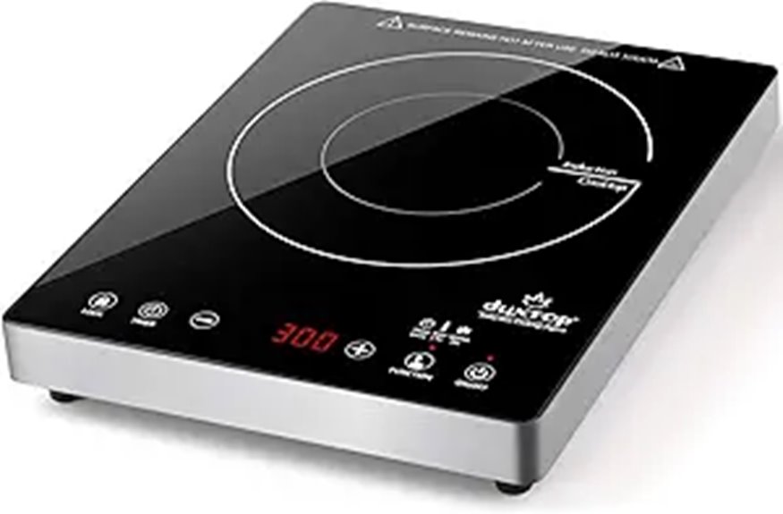Duxtop Portable Induction Cooktop with Touch Sensor